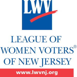 League of Women Voters of New Jersey logo showing that they have joined with more than 50 organizations in support of action on climate change