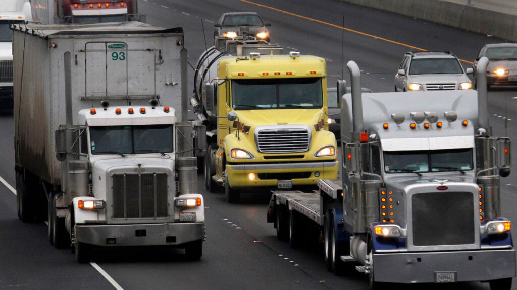Trucks churning out greenhouse gases